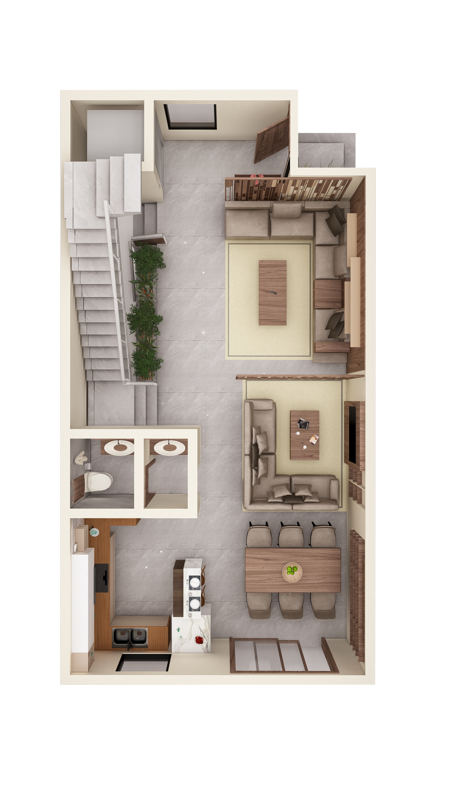 الدور الأرضي